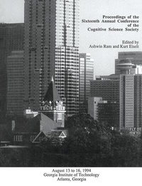 Abbildung von: Proceedings of the Sixteenth Annual Conference of the Cognitive Science Society - Psychology Press