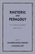 Cover: Rhetoric and Pedagogy - Routledge