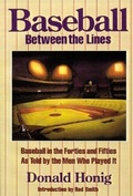 Cover: Baseball Between the Lines - University of Nebraska Press