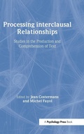 Cover: Processing interclausal Relationships - Psychology Press