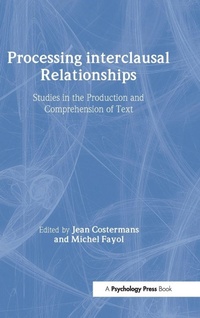 Enlarge image Cover: Processing interclausal Relationships - Psychology Press