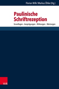 Abbildung von: Paulinische Schriftrezeption - Vandenhoeck & Ruprecht