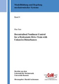 Cover: Decentralised Nonlinear Control for a Hydrostatic Drive Train with Unknown Disturbances - Shaker