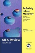Cover: Reflexivity in Late Modernity - John Benjamins Publishing Co