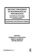 Cover: Recent Progress in Mathematical Psychology - Psychology Press