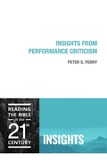 Cover: Insights from Performance Criticism - Fortress Press