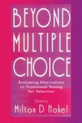 Cover: Beyond Multiple Choice - Psychology Press Ltd
