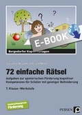 Cover: 72 einfache R&auml;tsel - Persen Verlag in der AAP Lehrerwelt GmbH