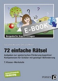 Enlarge image Cover: 72 einfache Rätsel - Persen Verlag in der AAP Lehrerwelt GmbH
