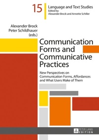 Abbildung von: Communication Forms and Communicative Practices - Peter Lang Verlag