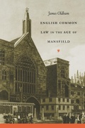 Bild: English Common Law in the Age of Mansfield - The University of North Carolina Press