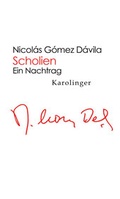 Cover: Scholien - Karolinger Verlag
