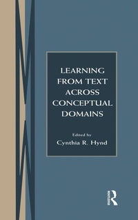 Enlarge image Cover: Learning From Text Across Conceptual Domains - Routledge