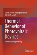 Cover: Thermal Behavior of Photovoltaic Devices - Springer