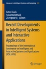 Cover: Recent Developments in Intelligent Systems and Interactive Applications - Springer