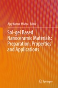 Cover: Sol-gel Based Nanoceramic Materials: Preparation, Properties and Applications - Springer