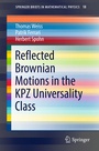 Cover: Reflected Brownian Motions in the KPZ Universality Class - Springer