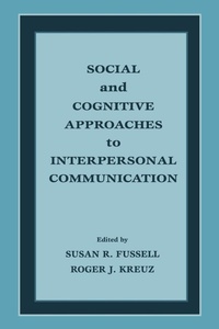 Abbildung von: Social and Cognitive Approaches to Interpersonal Communication - Psychology Press