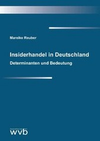 Abbildung von: Insiderhandel in Deutschland - wvb Wissenschaftlicher Verlag Berlin