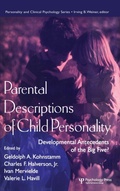 Cover: Parental Descriptions of Child Personality - Psychology Press