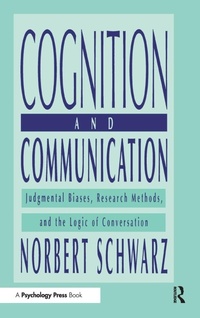 Enlarge image Cover: Cognition and Communication - Psychology Press