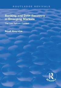 Abbildung von: Banking and Debt Recovery in Emerging Markets - Routledge