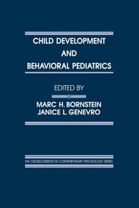Enlarge image Cover: Child Development and Behavioral Pediatrics - Psychology Press