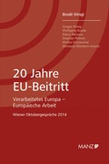 Cover: 20 Jahre EU-Beitritt - Manz