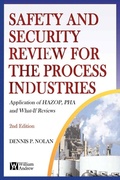 Cover: Safety and Security Review for the Process Industries - William Andrew