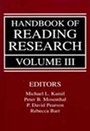 Cover: Handbook of Reading Research, Volume III - Routledge