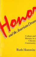 Cover: Honor and the American Dream - Rutgers University Press