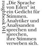 Enlarge image Cover: Die Sprache von Eden - Urs Engeler