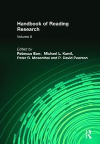 Enlarge image Cover: Handbook of Reading Research, Volume II - Routledge