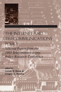 Enlarge image Cover: The Internet and Telecommunications Policy - Routledge
