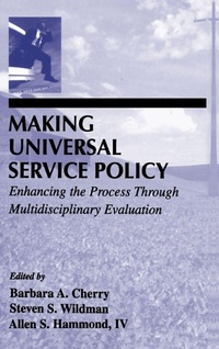 Enlarge image Cover: Making Universal Service Policy - Routledge