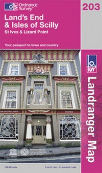 Abbildung von: Land's End & Isles of Scilly, St Ives & Lizard Point - Ordnance Survey
