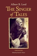 Cover: The Singer of Tales - Harvard University, Center for Hellenic Studies