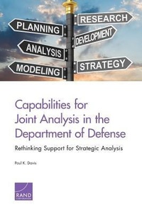 Enlarge image Cover: Capabilities for Joint Analysis in the Department of Defense - RAND