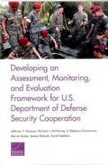 Cover: Developing an Assessment, Monitoring, and Evaluation Framework for U.S. Department of Defense Security Cooperation - RAND