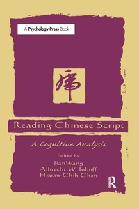 Enlarge image Cover: Reading Chinese Script - Psychology Press Ltd