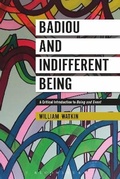Cover: Badiou and Indifferent Being - Bloomsbury Academic