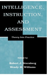 Enlarge image Cover: Intelligence, Instruction, and Assessment - Routledge