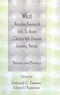 Cover: What Reading Research Tells Us About Children With Diverse Learning Needs - Routledge