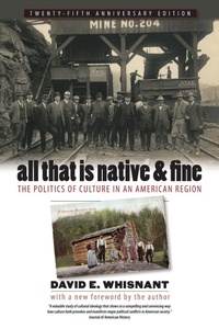 Enlarge image Cover: All That Is Native and Fine - The University of North Carolina Press