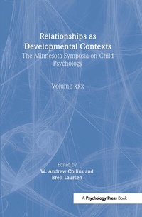 Enlarge image Cover: Relationships as Developmental Contexts - Psychology Press