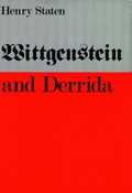 Cover: Wittgenstein and Derrida - University of Nebraska Press