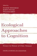 Cover: Ecological Approaches to Cognition - Psychology Press Ltd