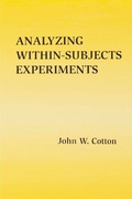 Cover: Analyzing Within-subjects Experiments - Psychology Press Ltd