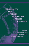 Cover: Personality and Person Perception Across Cultures - Psychology Press