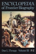Cover: Encyclopedia of Frontier Biography, Volume 3 - Bison Books